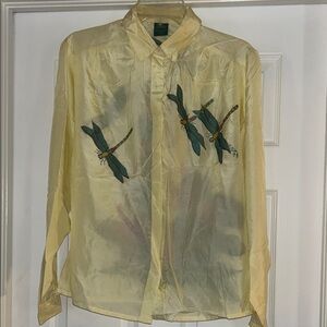 Canda hand painted silk blouse